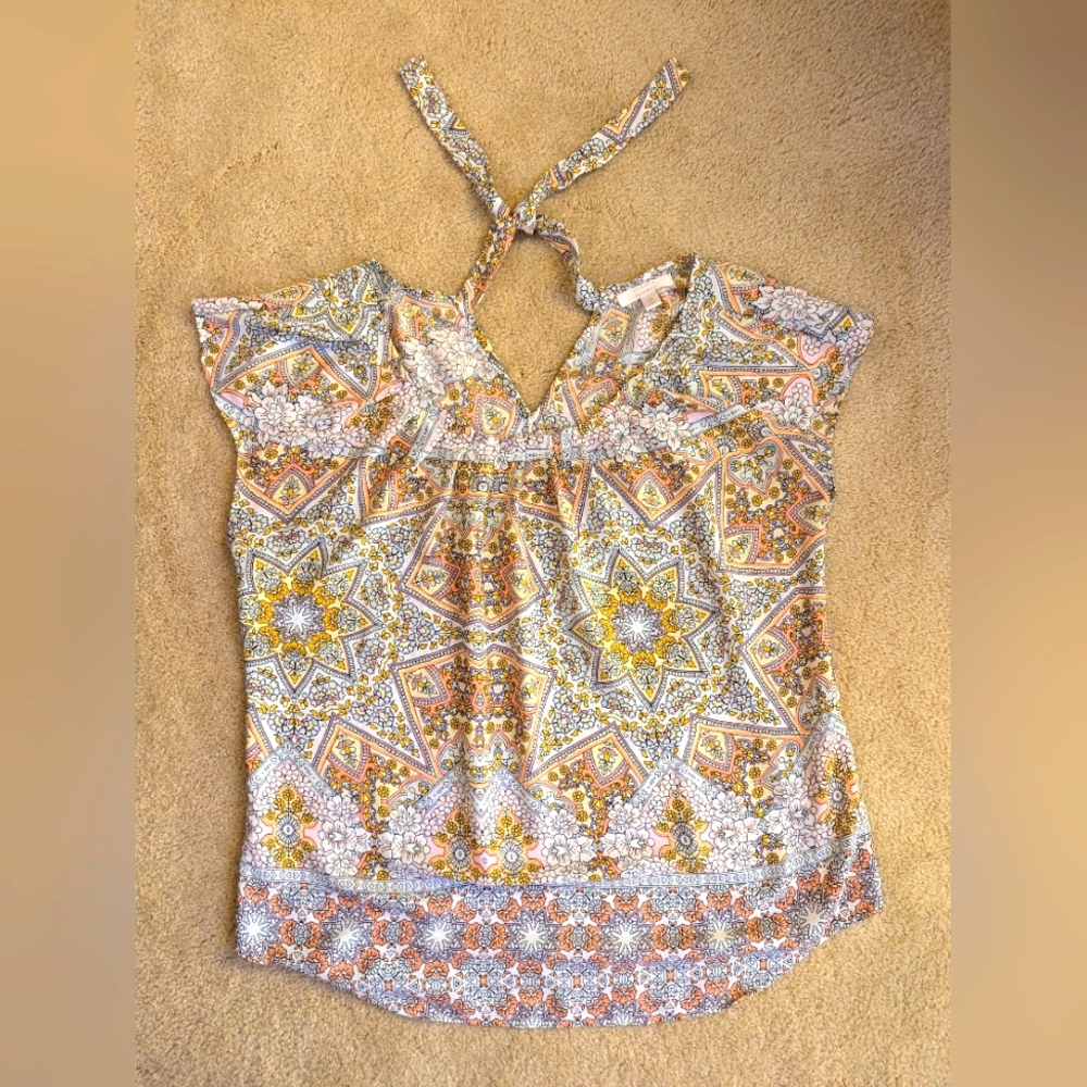 Lauren Conrad Shirt Size M Multi Color
